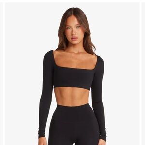 CSB Freedom Scoop Long Sleeve Crop